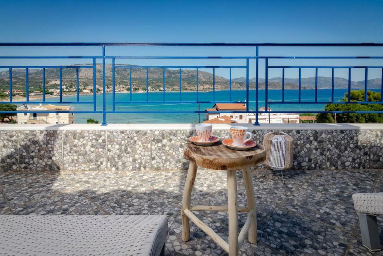 Seaview Flat Steps To The Beach Karavostasi  エクステリア 写真